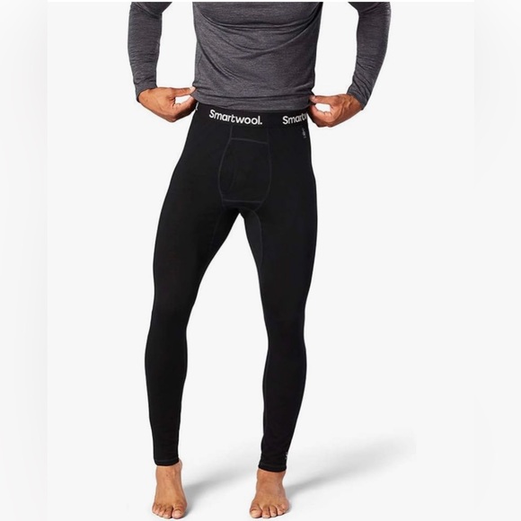 NWT SmartWool Men's Medium Thermal Merino 150 Wool Base Layer Bottom M Black
